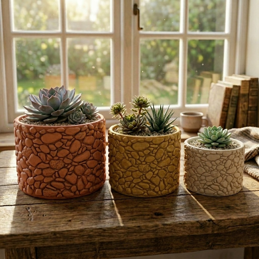 Crystalline Diamond Planter