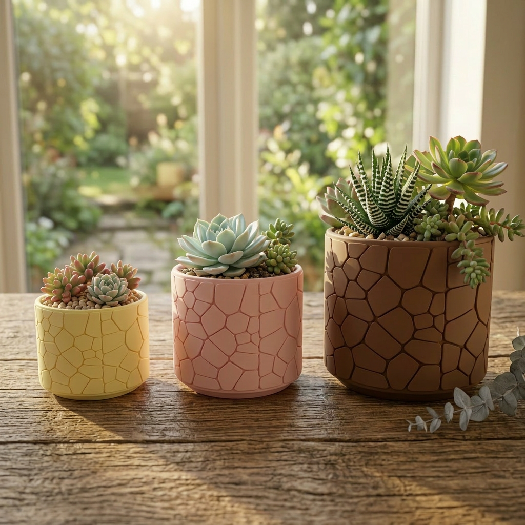 Geometric Diamond Planter