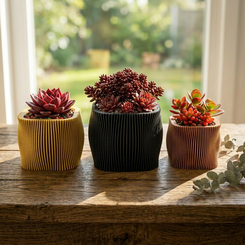 Geometric Faceted Planter